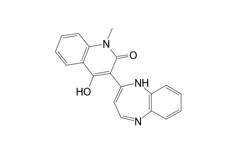 3-(1H-[1,5]benzodiazepin-2-yl)-4-hydroxy-1-methyl-2(1H)-quinolinone