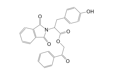 1H-isoindole-2-acetic acid, 2,3-dihydro-alpha-[(4-hydroxyphenyl)methyl]-1,3-dioxo-, 2-oxo-2-phenylethyl ester