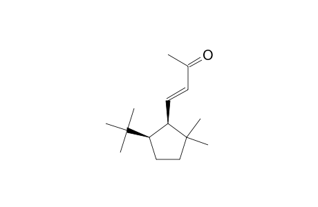 (3E,1'R*,5'R*)-4-(5'-tert-Butyl-2',2'-dimethylcyclopentyl)but-3-en-2-one