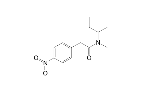 Acetamide, 2-(4-nitrophenyl)-N-(2-butyl)-N-methyl-