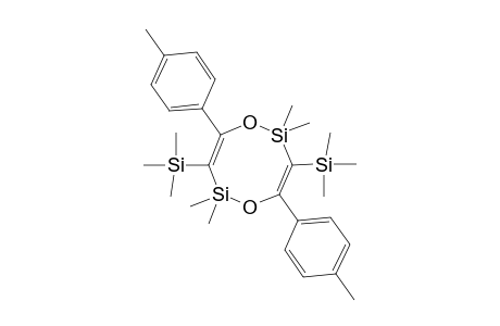 2,2,6,6-TETRAMETHYL-4,8-BIS-(4-METHYLPHENYL)-3,7-BIS-(TRIMETHYLSILYL)-1,5-DIOXA-2,6-DISILA-3,7-CYCLOOCTADIENE