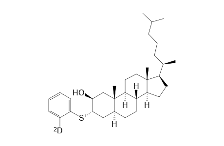 Cholestan-3-d-2-ol, 3-(phenylthio)-, (2.beta.,3.alpha.,5.alpha.)-