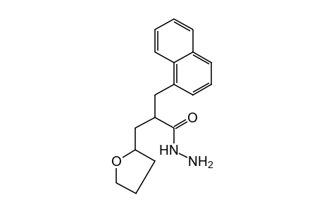 alpha-(1-NAPHTHYLMETHYL)TETRAHYDRO-2-FURANPROPIONIC ACID, HYDRAZIDE