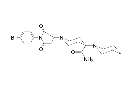 1'-(1-(4-bromophenyl)-2,5-dioxopyrrolidin-3-yl)-[1,4'-bipiperidine]-4'-carboxamide