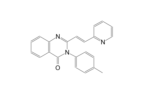 3-(4-methylphenyl)-2-[(E)-2-(2-pyridinyl)ethenyl]-4(3H)-quinazolinone
