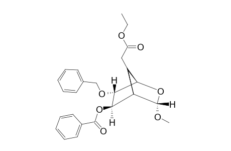 (1R,3S,4S,5R,6R,7R)-5-(BENZOYLOXY)-6-(BENZYLOXY)-3-METHOXY-2-OXABICYCLO-[2.2.1]-HEPTANE-7-ACETIC-ACID,ETHYLESTER