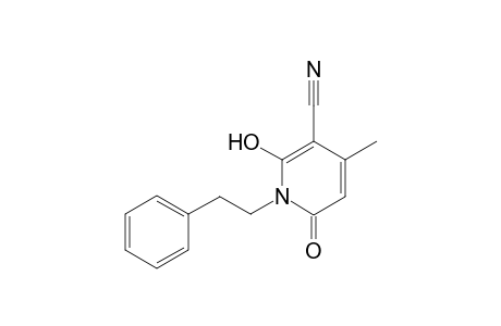 2-Hydroxy-6-keto-4-methyl-1-phenethyl-nicotinonitrile