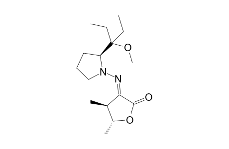 (3E,4S,5R)-3-[(2S)-2-(1-ethyl-1-methoxy-propyl)pyrrolidin-1-yl]imino-4,5-dimethyl-tetrahydrofuran-2-one