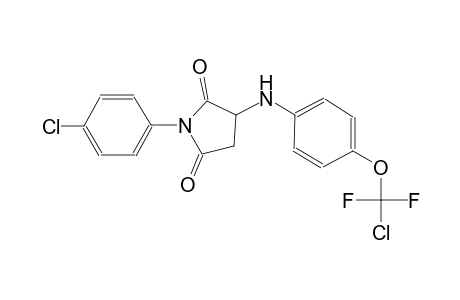 2,5-pyrrolidinedione, 3-[[4-(chlorodifluoromethoxy)phenyl]amino]-1-(4-chlorophenyl)-