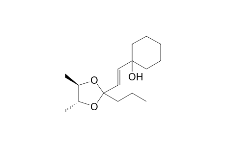 (E,4R,5R)-2-[2-(1-Hydroxycyclohexyl)vinyl]-4,5-dimethyl-2-propyl-1,3-dioxolane