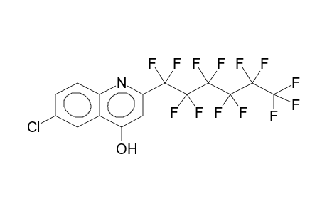 2-PERFLUOROHEXYL-4-HYDROXY-6-CHLOROQUINOLINE