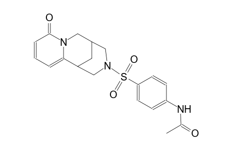 N-(4-{[(1R,9R)-6-oxo-7,11-diazatricyclo[7.3.1.0~2,7~]trideca-2,4-dien-11-yl]sulfonyl}phenyl)acetamide