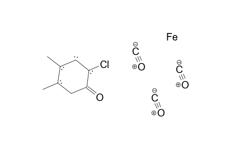 Iron, tricarbonyl[(2,3,4,5-.eta.)-2-chloro-4,5-dimethyl-2,4-cyclohexadien-1-one]-