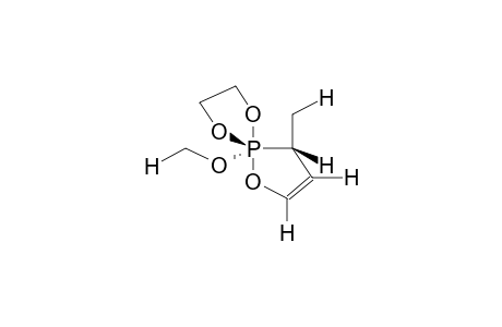 SYN-2,2-ETHYLENEDIOXY-2-METHOXY-3-METHYLISOXA-4-PHOSPHOLINE