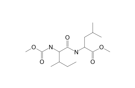 L-Isoleucyl-L-leucine, N-methoxycarbonyl-, methyl ester