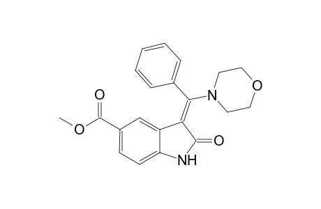 Methyl 3-[1-(morpholin-4-yl)-1-phenylmeth-(Z)-ylidene]-2-oxo-2,3-dihydro-1Hindole- 5-carboxylate