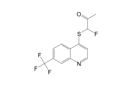 1-FLUORO-1-[4-(7-(TRIFLUOROMETHYL)-QUINOLYL)-THIO]-2-PROPANONE
