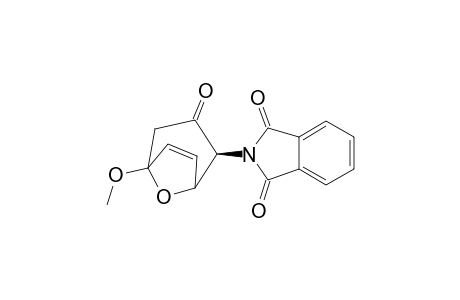 1-Methoxy-4.alpha.-phthalimido-8-oxabicyclo[3.2.1]oct-6-en-3-one