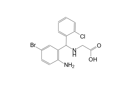 acetic acid, [[(2-amino-5-bromophenyl)(2-chlorophenyl)methyl]amino]-