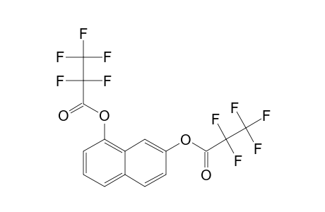 1,7-Dihydroxynaphthalene, bis(pentafluoropropionate)