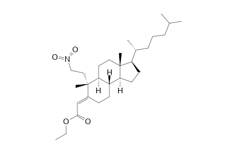 3-Ethoxy-2-nitro-2,3-secocholest-4-en-3-one