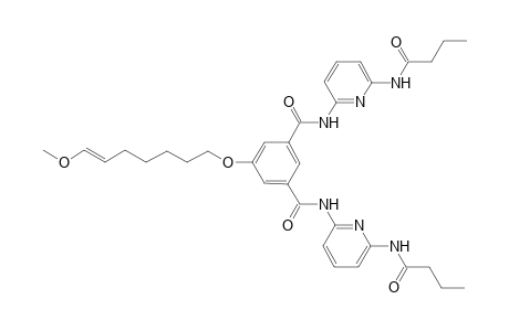 5-[(7'-Methoxyhept-6'-enyl)oxy]-N(1),N(3)-bis(6"-propionamidopyridin-2"-yl)-isophthalamide