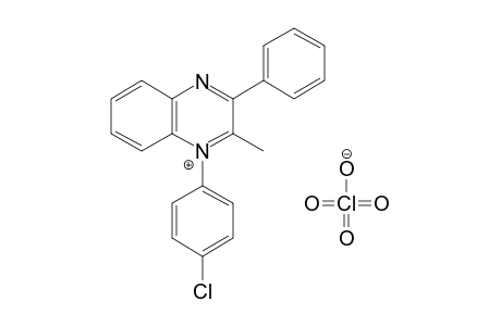 1-(p-chlorophenyl)-2-methyl-3-phenylquinoxalinium perchlorate