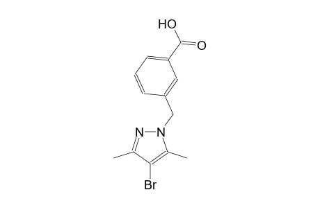 3-[(4-bromo-3,5-dimethyl-1H-pyrazol-1-yl)methyl]benzoic acid