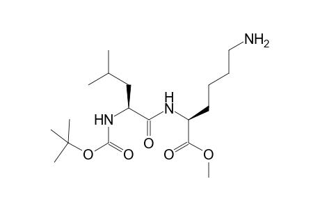 N-(tert-Butoxycarbonyl)-L-Leucinyl-N.epsion.-L-lysine methyl ester (Boc-L-Leu-N.epsion.-L-Lys-OMe)