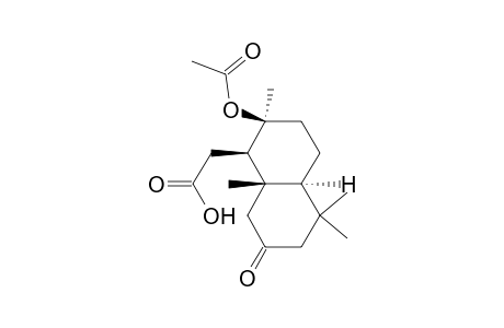 1-Naphthaleneacetic acid, 2-(acetyloxy)decahydro-2,5,5,8a-tetramethyl-7-oxo-, [1R-(1.alpha.,2.beta.,4a.beta.,8a.alpha.)]-
