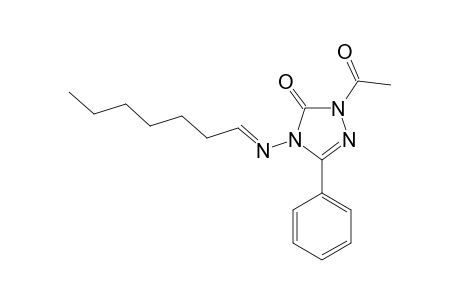 1-ACETYL-3-BENZYL-4-HEXYLIDENAMINO-5-OXO-4,5-DIHYDRO-[1,2,4]-TRIAZOLE