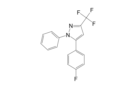 1-PHENYL-5-(PARA-FLUOROPHENYL)-3-TRIFLUOROMETHYL-PYRAZOLE