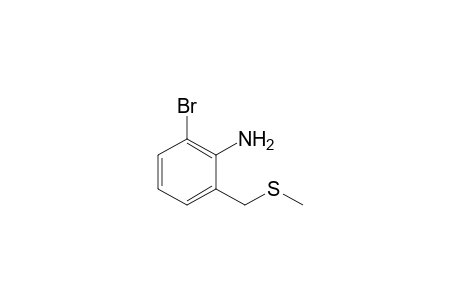 2-Bromo-6-[(methylthio)methyl]aniline