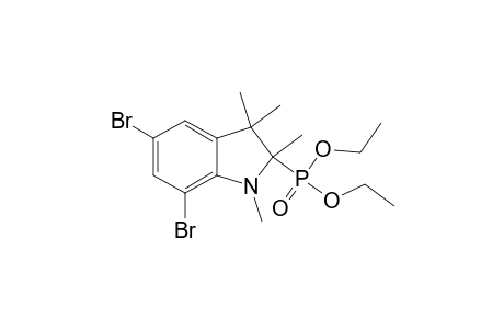 2-DIETHOXYPHOSPHONYL-5,7-DIBROMO-1,2,3,3-TETRAMETHYLINDOLINE