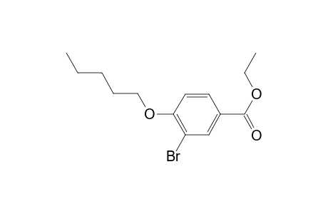 Benzoic acid, 3-bromo-4-pentyloxy-, ethyl ester