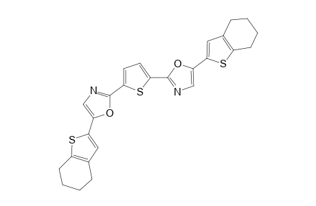 5-(4,5,6,7-tetrahydro-1-benzothiophen-2-yl)-2-[5-[5-(4,5,6,7-tetrahydro-1-benzothiophen-2-yl)-1,3-oxazol-2-yl]thiophen-2-yl]-1,3-oxazole