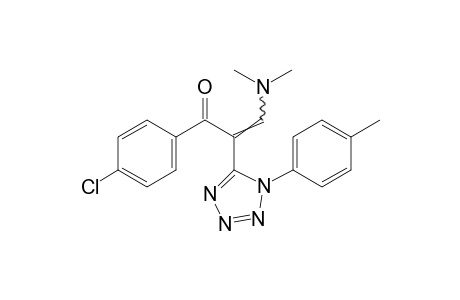 4'-chloro-3-(dimethylamino)-2-(1-p-tolyl-1H-tetrazol-5-yl)acrylophenone