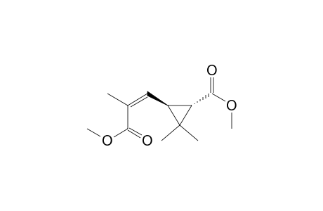 Cyclopropanecarboxylic acid, 3-(3-methoxy-2-methyl-3-oxo-1-propenyl)-2,2-dimethyl-, methyl ester, [1.alpha.,3.beta.(Z)]-(.+-.)-