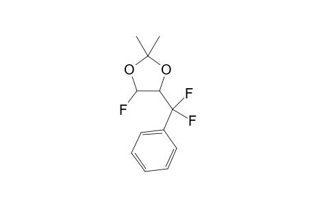 4-[bis(fluoranyl)-phenyl-methyl]-5-fluoranyl-2,2-dimethyl-1,3-dioxolane