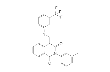1,3(2H,4H)-isoquinolinedione, 2-(3-methylphenyl)-4-[[[3-(trifluoromethyl)phenyl]amino]methylene]-, (4E)-