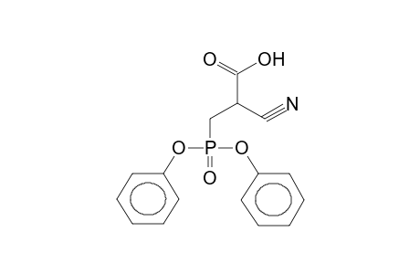 2-CYANO-2-(CARBOXY)ETHYLPHOSPHONIC ACID, O,O-DIPHENYL ESTER