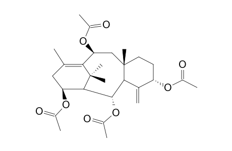 TAXUYUNNANINE-C;2-ALPHA,5-ALPHA,10-BETA-14-BETA-TETRAACETOXY-4(20),11-TAXADIENE