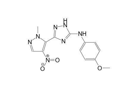 1H-1,2,4-triazol-5-amine, N-(4-methoxyphenyl)-3-(1-methyl-4-nitro-1H-pyrazol-5-yl)-