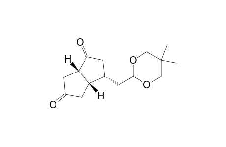 1,5-Pentalenedione, 3-[(5,5-dimethyl-1,3-dioxan-2-yl)methyl]hexahydro-, (3.alpha.,3a.beta.,6a.beta.)-