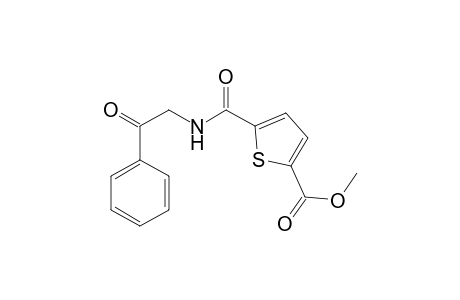 5-(Phenacylcarbamoyl)thiophene-2-carboxylic acid methyl ester