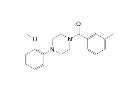 1-(2-methoxyphenyl)-4-(3-methylbenzoyl)piperazine