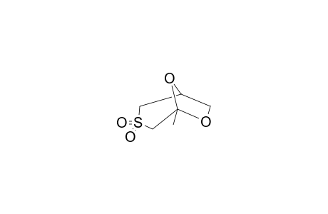 1-METHYL-2,8-DIOXA-6,6'-DIOXO-6-THIABICYCLO-[3.2.1]-OCTANE