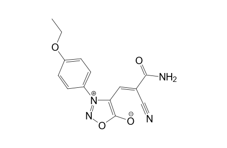 2-cyano-3-(3-(4-ethoxyphenyl)sydnon-4-yl)acrylamide