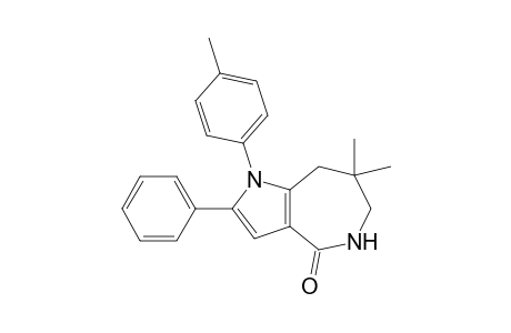 7,7-Dimethyl-1-(4-methylphenyl)-2-phenyl-6,8-dihydro-5H-pyrrolo[3,2-c]azepin-4-one