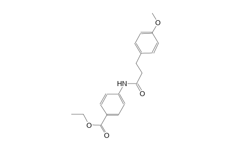 ethyl 4-{[3-(4-methoxyphenyl)propanoyl]amino}benzoate